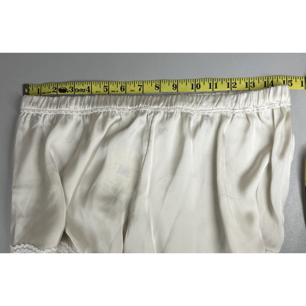 Free People Meet Me in the Middle Tap Shorts Womens M Champagne Lounge Romantic - Picture 7 of 9